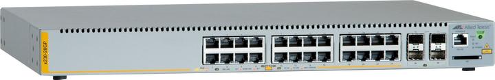 Actual product image Allied Telesis L2+ GE 24 POE+ and 4 SFP (24 Ports)