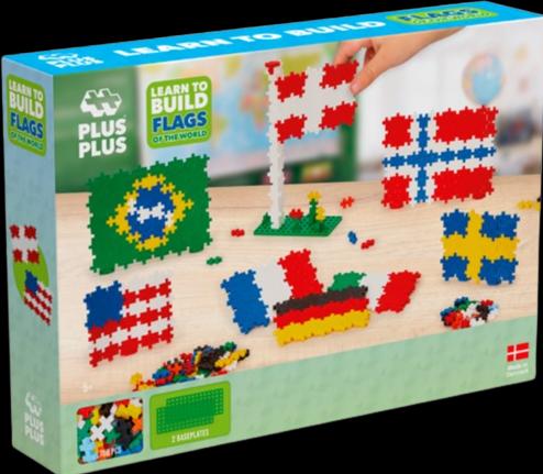 Produktbild Plus-Plus Learn To Build Flags of the World - (3932)