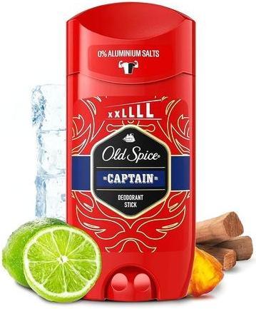 Actual product image Old Spice Captain Aluminum Free Deodorant Stick for Men 85ml (Stick, 85 ml)