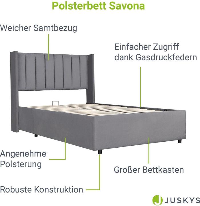Actual product image Juskys Savona (140 x 200)
