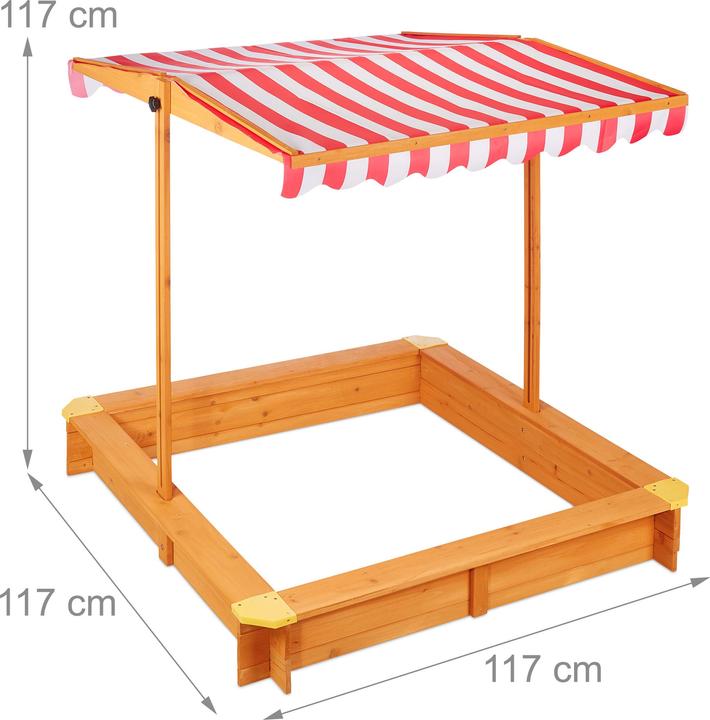 Produktbild Relaxdays Sandkasten