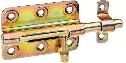 Immagine prodotto Alberts Chiusura a catenaccio con occhiello fisso, 80 x 56 mm, giallo galvanizzato (1 pz.)