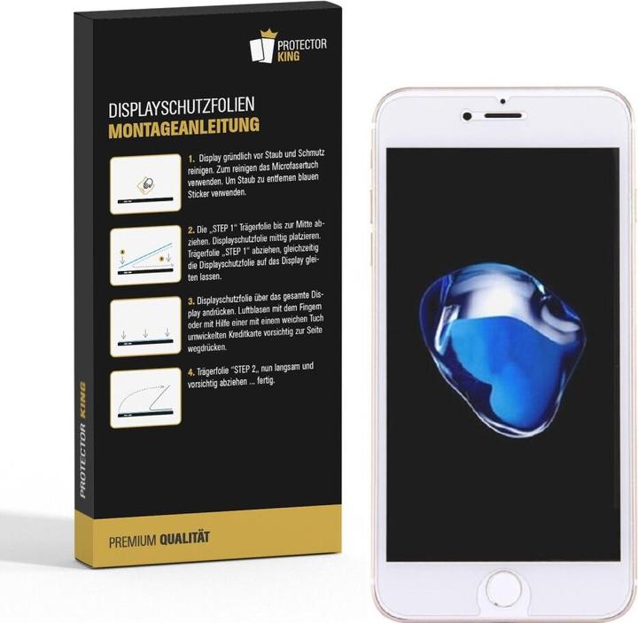 Produktbild Protectorking 2x Panzerfolie Anti-Shock HD Klar (2 Stück, Apple iPhone 6 Plus)