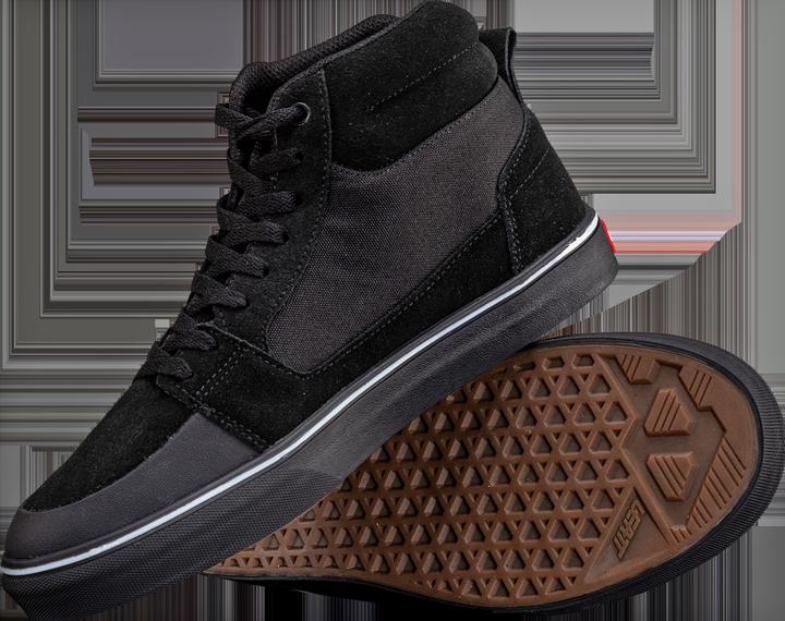 Actual product image Leatt Shoe Flat 1.0 Hi - Black (38.5, 39.5, 40.5, 41.5, 42.5, 43.5, 44.5, 45.5, 46.5, 47.5, 48.5)