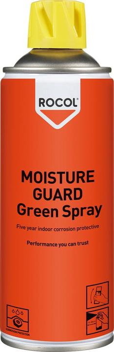 Immagine prodotto Rocol Moisture Guard Green Spray RS69045 Spray anticorrosione 400 ml (400 ml, Verde)