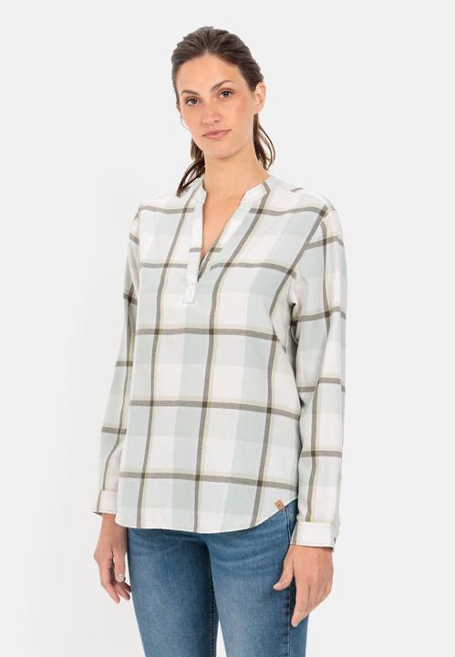 Image du produit Camel Active Blouse à enfiler dans un carreau de flanelle (S)
