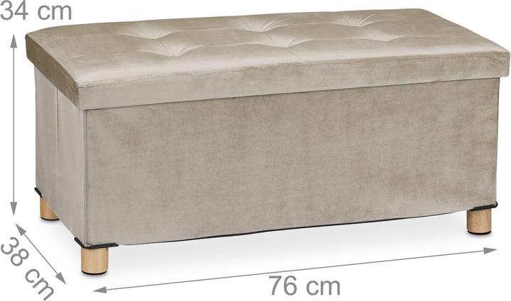Produktbild Relaxdays Sitzbank (76 cm)