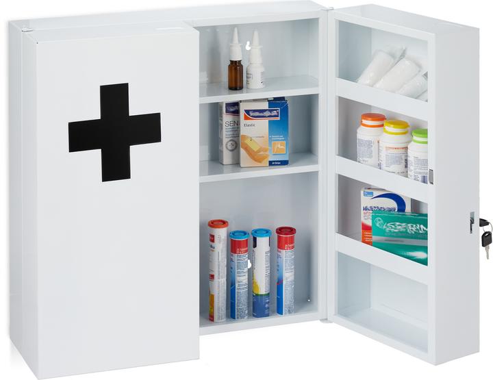 Relaxdays Medizinschrank (53 x 19 x 53.5 cm)