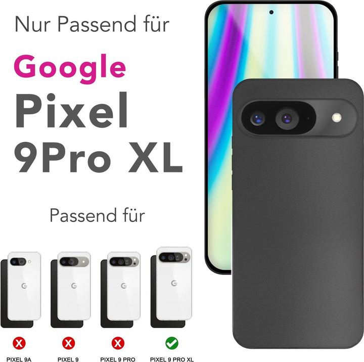 Immagine prodotto Nalia Phantom - 0,3mm Extrem Dünn, Federleicht, Mattiert, Minimalistisch - Ultra-Slim Handycase (Google Pixel 9 Pro XL)