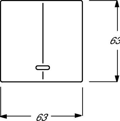 Produktbild Busch-Jaeger pur edelstahl Dimmer-Abdeck. 6545-866 für Memory Edelstahl