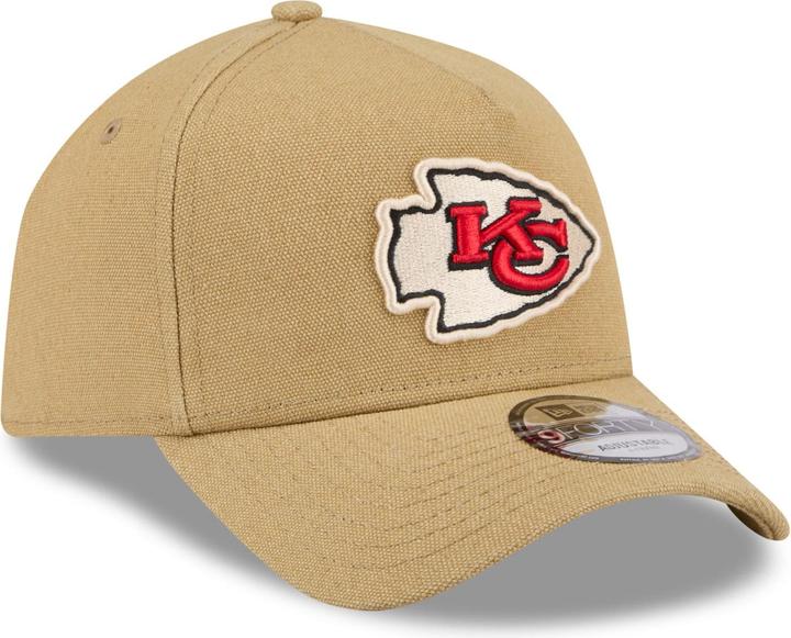 New Era A-Frame Trucker Leinen Cap Kansas City Chiefs beige (One Size)