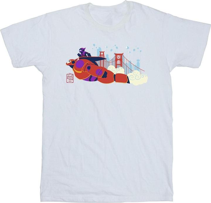 Disney Big Hero 6 Baymax Hiro Bridge TShirt (S)