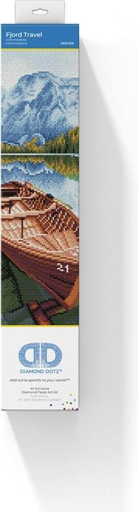 Actual product image Diamond Dotz Boat in the fjord