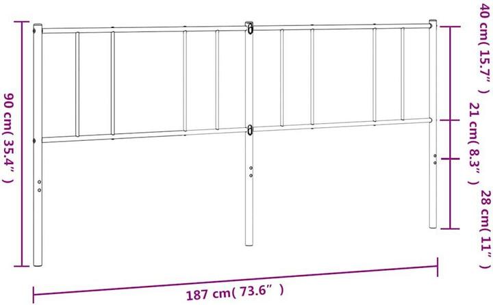 Produktbild VidaXL Sulo (187 x 3 x 90 cm)