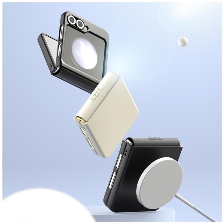 Actual product image Araree Case Aero Flex M MagSafe for Samsung Galaxy Z Flip6 / Z Flip7 FE cream (Samsung Galaxy Z Flip6, Samsung Galaxy Z Flip7 FE)