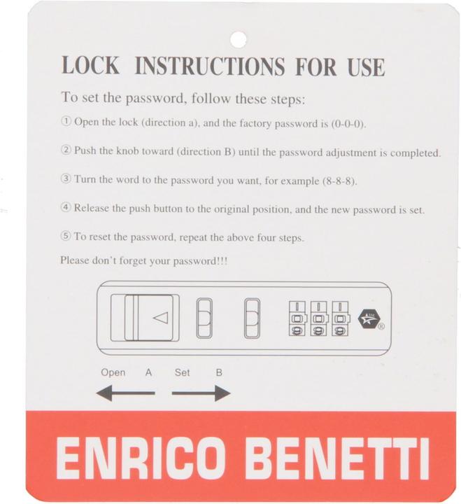 Immagine prodotto Enrico Benetti Set di 3 carrelli Calgary (Bagaglio a mano (fino a 50 litri))