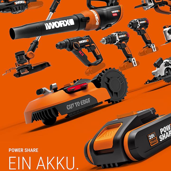 Productafbeelding Worx Accu snoeizaag voor één hand 20V (Accu kettingzaag)