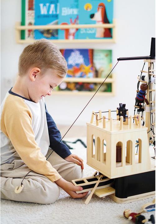Actual product image small foot Pirate ship