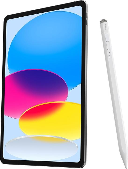 Actual product image Baseus Smooth Writing Stylus with LED Indicators (Active+Passive) White