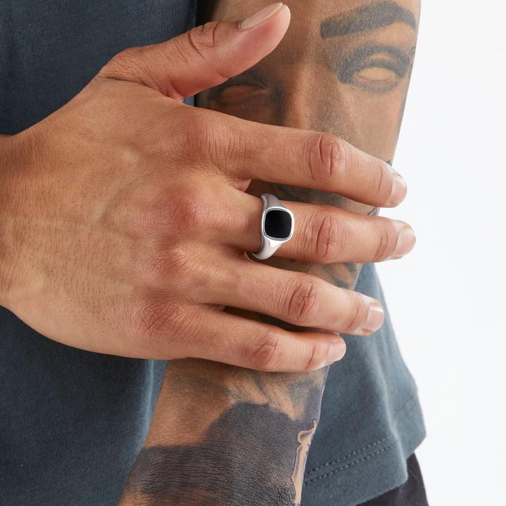 Immagine prodotto Thomas Sabo Anello classico nero (64, 925 Argento)