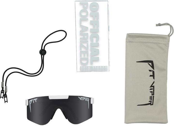 Actual product image Pit Viper The Originals The Official Double Wide Polarised (Polarized Smoke, Polarized Smoke)