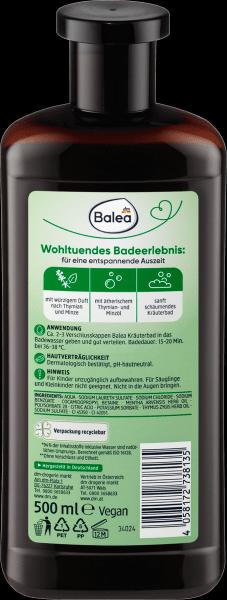 Produktbild dm Balea Kräuterbad Thymian & Minze (500 ml)
