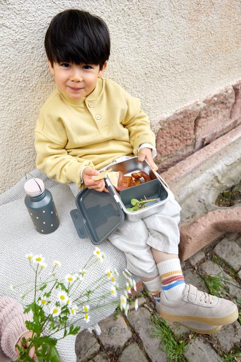 Produktbild Lässig Edelstahl Kinder Trinkflasche 500 ml - Happy Prints, Dunkelblau (0.50 l)
