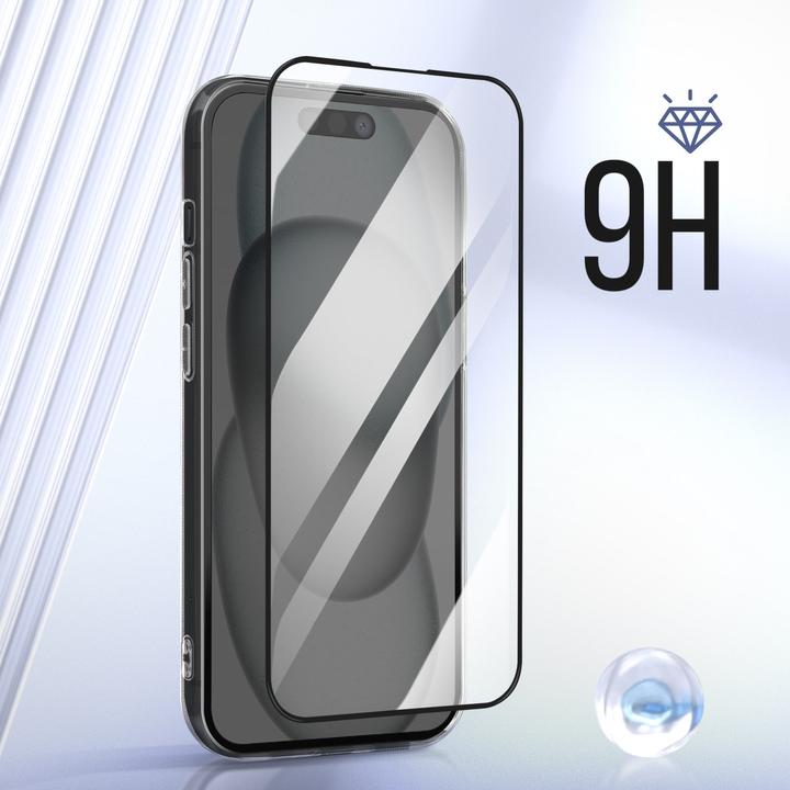 Image du produit Avizar 360 Protection, film et étui Série (Apple iPhone 15 Plus)