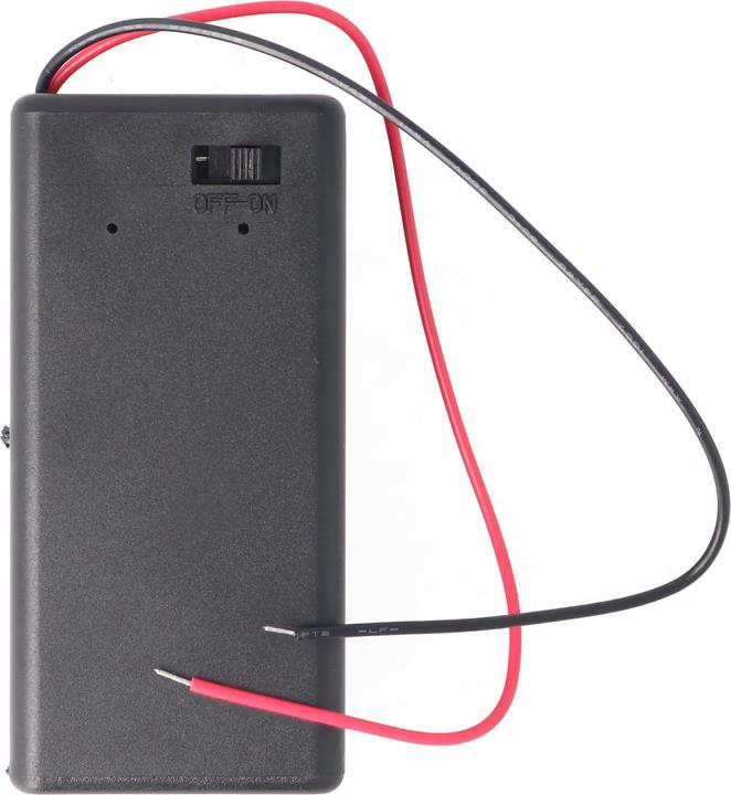 Actual product image Goobay 1x 9V Block Batteriehalter