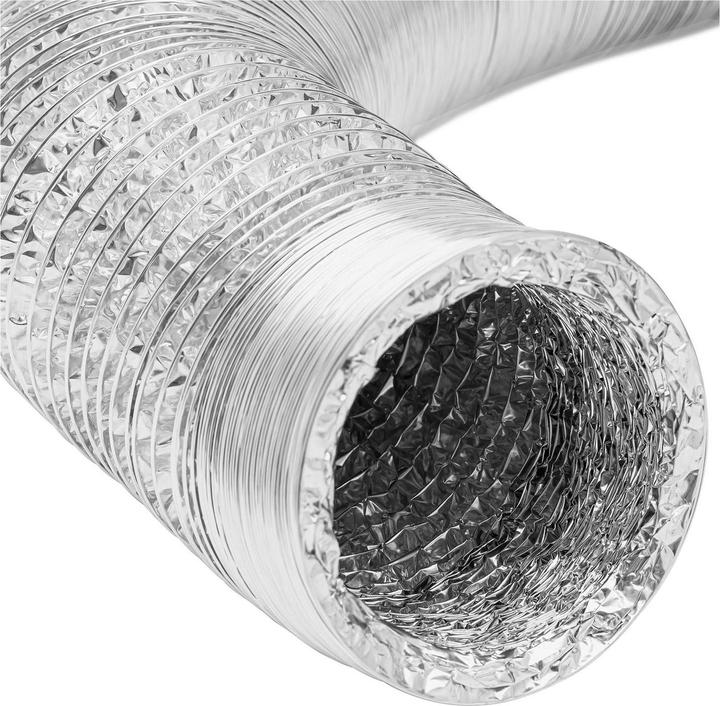 Actual product image Hillvert Air Filter Set - 50 cm activated carbon filter / tube fan / exhaust air hose - 249,6 m³/h - Ø 102 mm