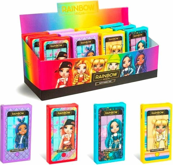 Actual product image MGA Display 12 Badesprudeltabletten Rainbow High (Bath salts)