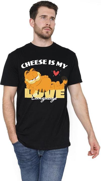 Immagine prodotto Garfield Cheese Is My Love Language Maglietta Uomo (4XL)