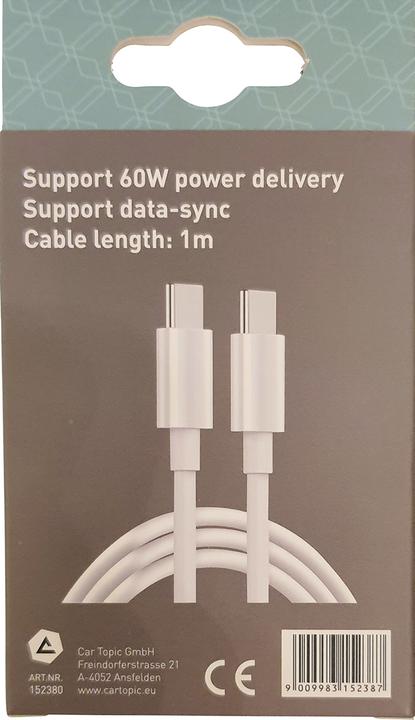 Image du produit Lipo Câble de charge USB C vers USB C