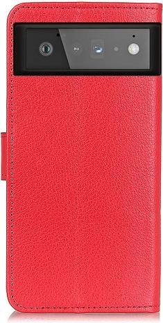 Actual product image Cover-Discount Google Pixel 6 - leather case cover red (Google Pixel 6)