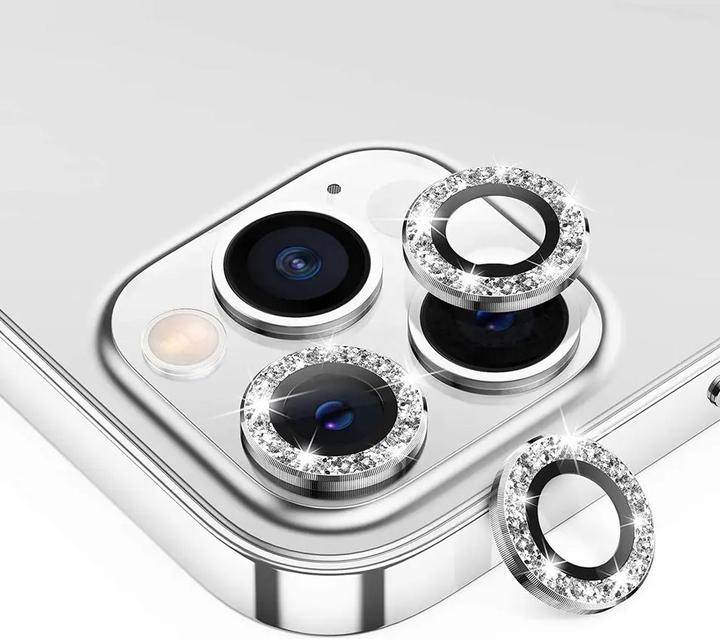 Produktbild PhoneLook /13 Mini Schutzringe für Kamera Linsen mit Glitzernden Diamanten (1 Stück, Apple iPhone 13)