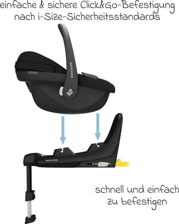 Produktbild Maxi-Cosi Kindersitze 9-18 kg 3in1 Babyschalen & Kindersitz-Set FamilyFix (Reboarder, Babyschale, ECE R129/i-Size Norm)
