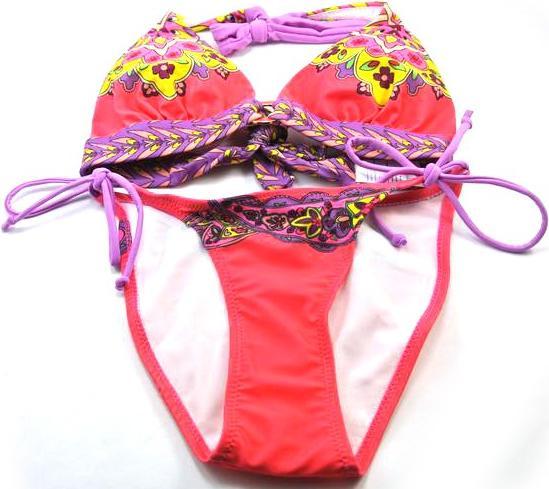 Actual product image Hermex Bikini Victoria Colored Floral Pattern / Size S (S)
