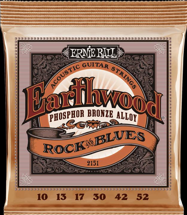 Produktbild Ernie Ball Earthwood Rock and Blues Phosphor Bronze (0.10-0.52) (6 x, Gitarre, 0.05")