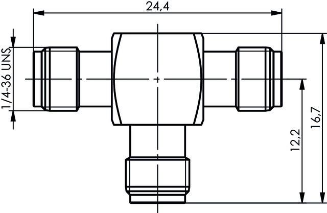 Actual product image Telegärtner SMBA adapter SMA socket