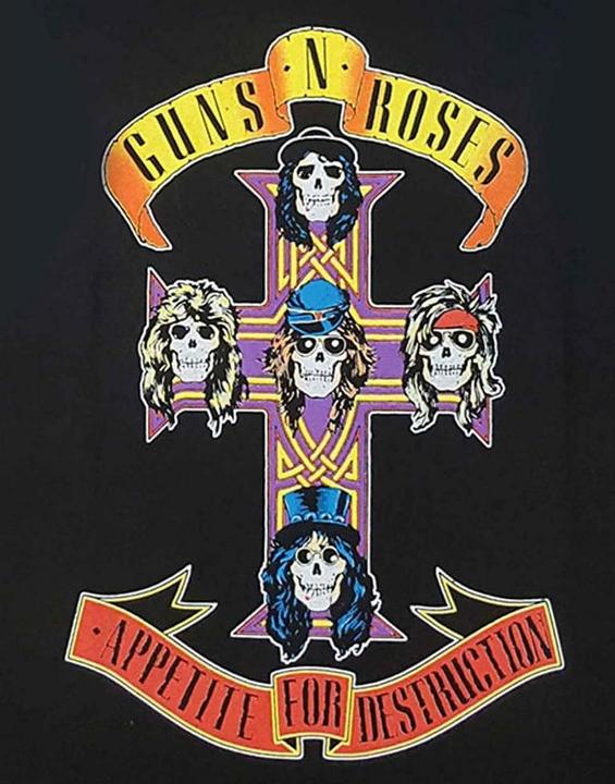 Immagine prodotto Universal Textiles Maglietta Raglan Appetite for Destruction (4XL)