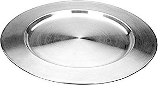 Immagine prodotto Ibili Platzteller Edelstahl 32 cm Edler Untersetzer zur stilvollen Tischdekoration