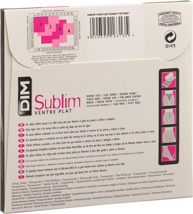 Actual product image DIM Sublim Ventre Plat (15 DEN, 42 - 44)