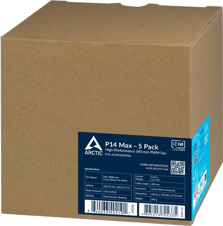 Image du produit Arctic P14 Max (140 mm, 5 x)