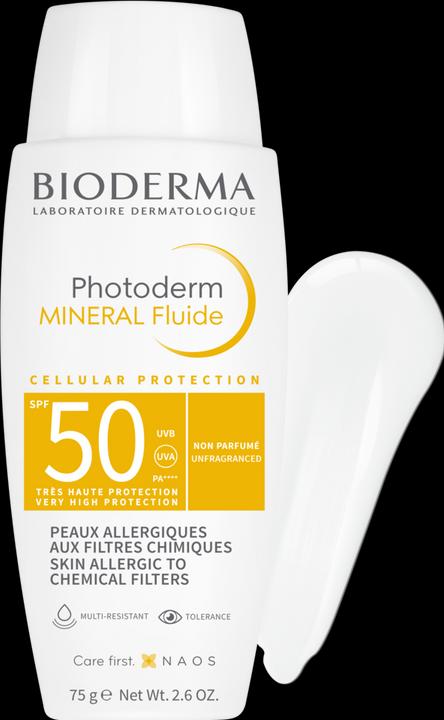 Immagine prodotto Bioderma Photoderm Mineral Fluid (Crema solare, SPF 50, 105 ml, 105 g)