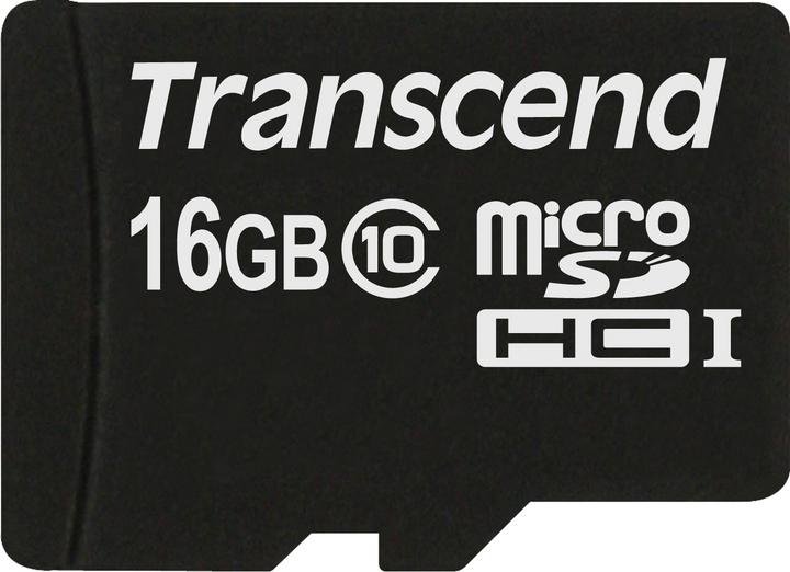 Produktbild Transcend SDHC CARD MICRO 16GB CLASS 10 (16 GB, microSDHC, U1)