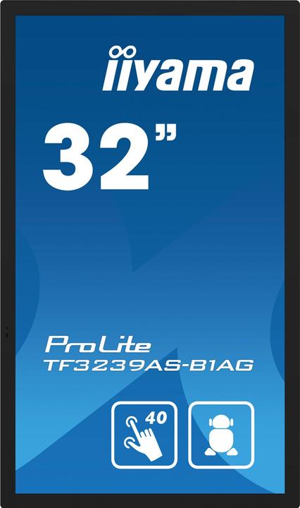 Produktbild iiyama 80cm (31,5") TF3239AS-B1AG 16:9 M-Touch 2xHDMI+DP (1920 x 1080 Pixel, 31.50")