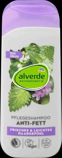 Immagine prodotto dm alverde Shampoo Anti Fett Bio-Brennnessel, Bio-Zitronenmelisse (200 ml, Shampoo liquido)