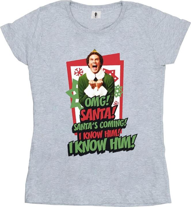 Elf OMG Santa TShirt (M)