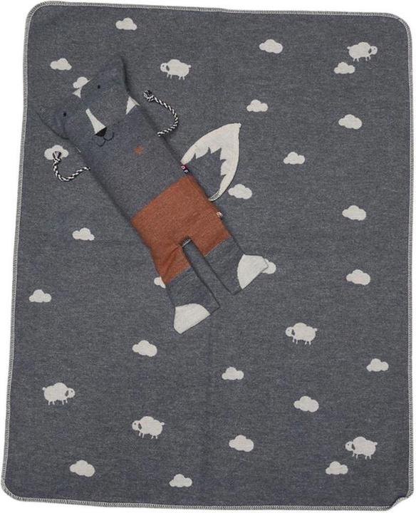 Produktbild David Fussenegger Kuscheldecke Wolf (70 x 90 cm)