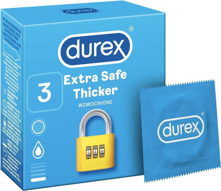 Immagine prodotto Durex Preservativi Extra Safe - Variante: 3 pezzi (3 pz.)